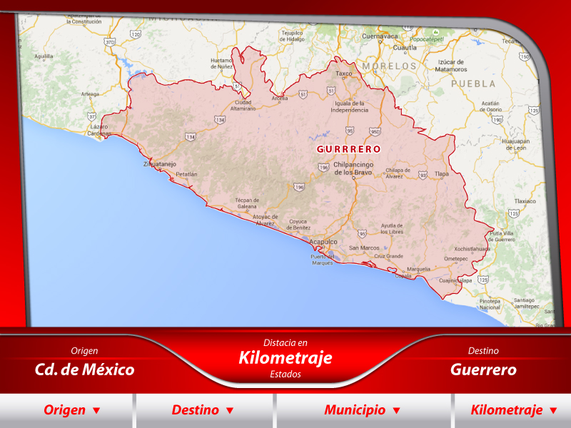 Transportes de la Ciudad de México a Guerrero