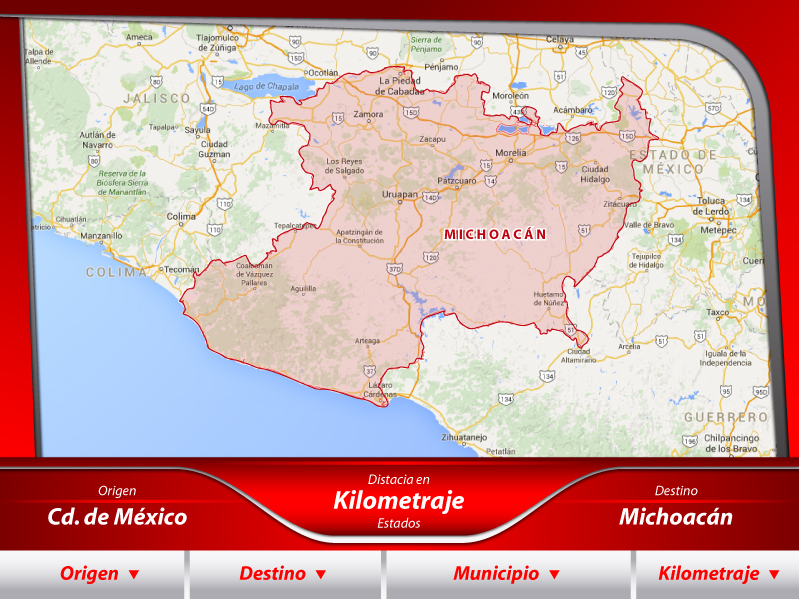Transportes de la Ciudad de México a Michoacán