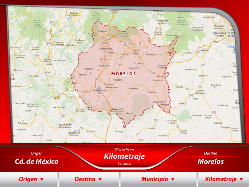 Transportes de la Ciudad de México a Morelos