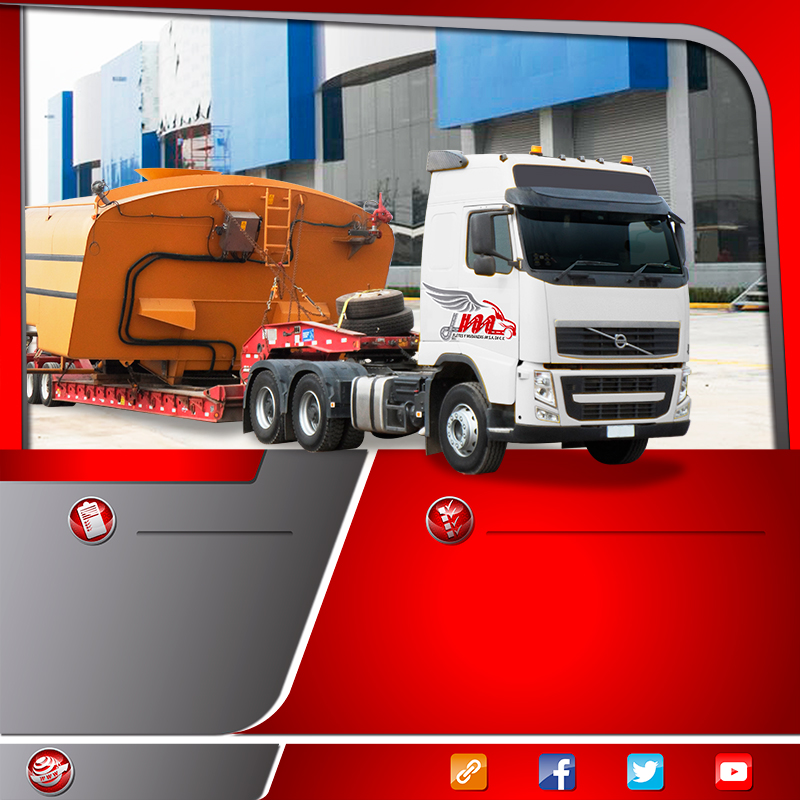  Transportes en camión especializado lowboy