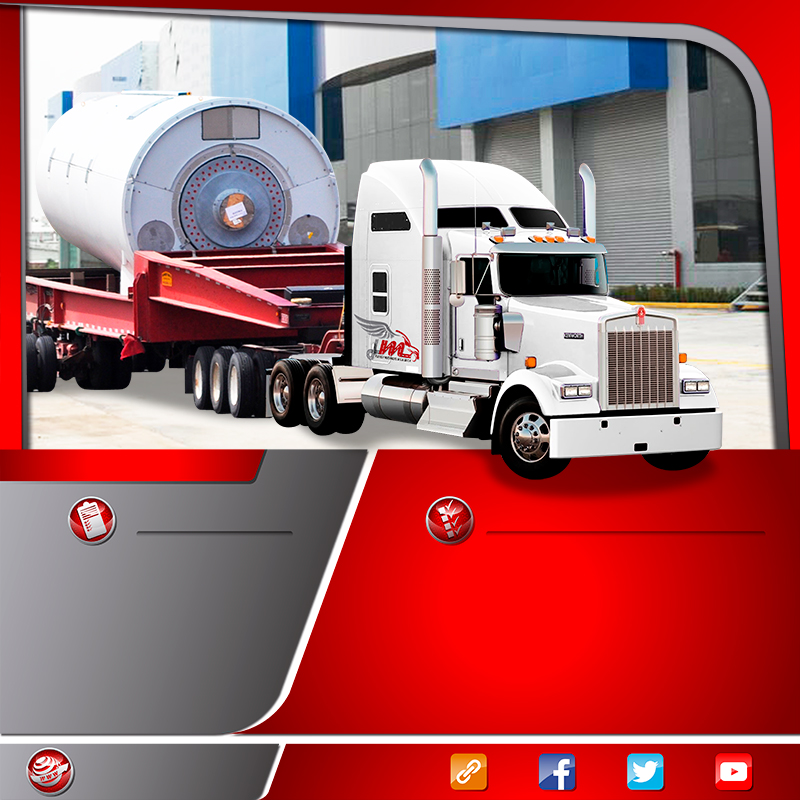  Transportes en camión especializado lowboy