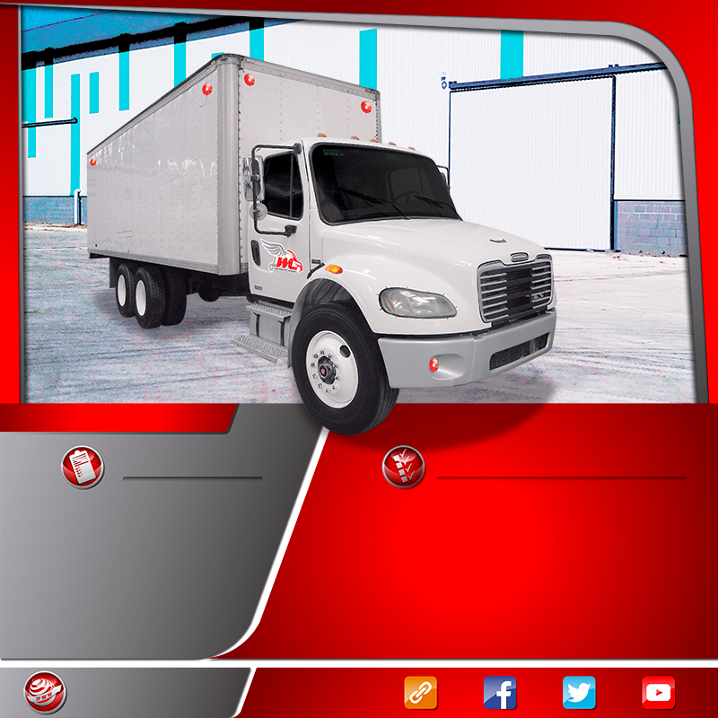  Transportes en camión torton caja cerrada